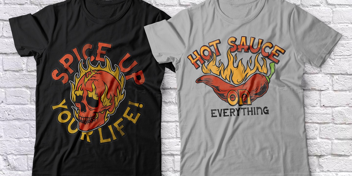 Fire Sauce Outline Font preview